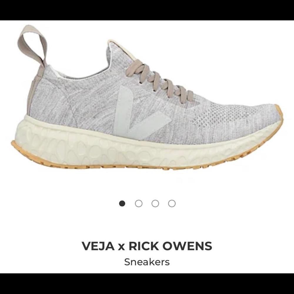 Veja x Rick Owens like new runner gray